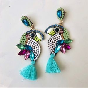 Hand made beaded earrings
